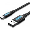 Vention COMBH Mini USB (M) to USB 2.0 (M), 2m, černý
