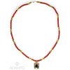 Adanito Indiánsky korálkový náhrdelník korytnačka VONH0006