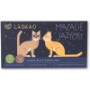 LASKAO Mačacie jazýčky VEGAN biela čokoláda 80 g bez cukru sladená xylitolom