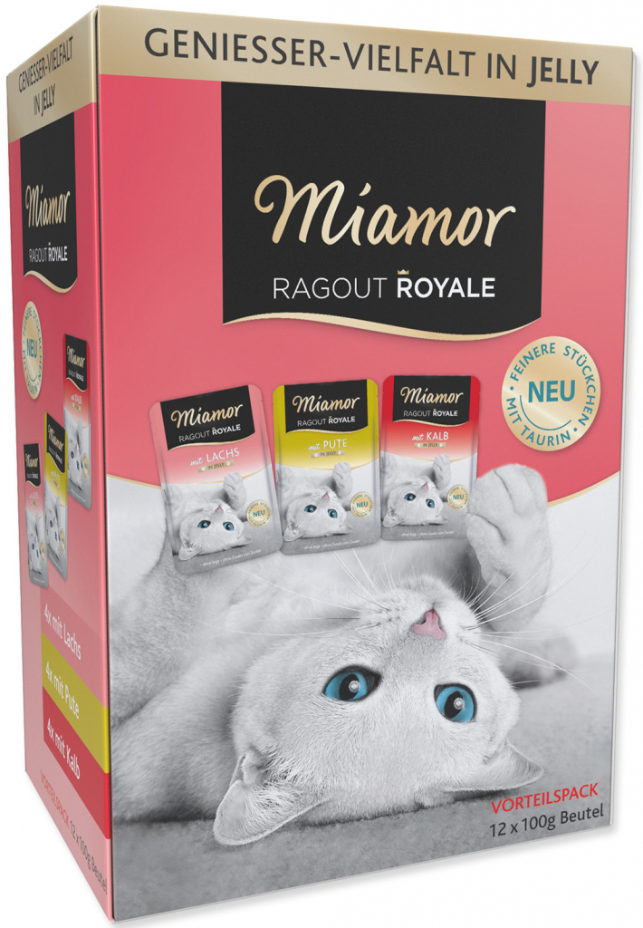 Miamor Ragout Royale v želé morka losos telecí 1200 g