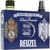 REUZEL Fiber Pomáda Groom Try Me Kit darčeková sada (šampón Daily Shampoo 100 ml + pomáda Fiber Pomáda 35g + sprej Clay Spray 100 ml)