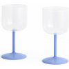 Poháre na víno Tint, modré, 2 ks