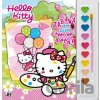 Hello Kitty - Omalovánka s farbami A4 - Jiří Models