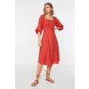 Dámske šaty Trendyol tmavočervená | červená 32 Trendyol 8683047566474