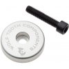 Wolf Tooth Krytka Ultralight Stem Cap Stříbrná + 5mm Spacer