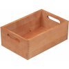 KESPER Viacúčelový skladovací box bukové drevo 11 x 18,5 x 29 cm