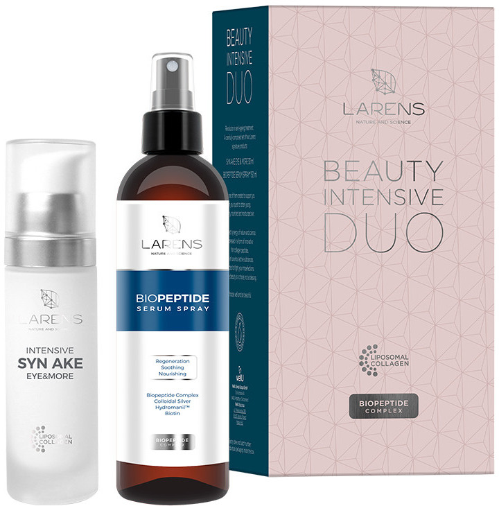 Larens Beauty Duo set - biopeptidové sérum 150 ml + očné krémové sérum 30 ml darčeková sada