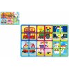 Teddies magnetické doskové doprava plast vo fólii 30x 20 x 1 cm 12 ks v boxe