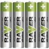Alkalická batéria RAVER LR03 (AAA), 4ks 70177