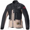bunda TECHDURA, ALPINESTARS (čierna/hnedá, vel. L)