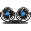 Compass Ventilátor MITCHELL DUO 2x130mm 12V na palubnú dosku s teplomerom