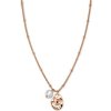 Rosefield Ružovo pozlátený náhrdelník s príveskami toccombo JTNPRG-J447
