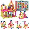 Majlo Toys Magnetická stavebnica Magnet Sticks 66 dielikov