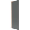 Mexen Next L, 1-krídlová vaňová zástena 60 x 150 cm, 6mm šedé sklo, medený profil, 895-060-000-03-40-65
