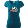 ATV štvorkolka sport - Pure dámske tričko - S ( Petrolejová )