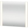 DURAVIT zrkadlo Ciottolo 80 x 80 cm s integrovaným LED osvetlením (hliník)