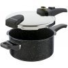 Kolimax Tlakový hrniec Biomax s Bio ventilom, priemer 22 cm, objem 4,0l, Black Granitec