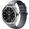 AC mobile Originálny kožený opasok na Xiaomi Watch S3 / S4 Barva: Šedá