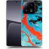 Picasee silikónový prehľadný obal pre Xiaomi 14 - Blue Magma