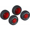 Arrma koleso s pneu dBoots FORTRESS, disk červený (4) (ARA550116)