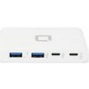 Dicota USB-C Hub 4v1 biely