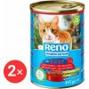Reno cat s hovädzím 2 x 415 g