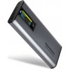 AXAGON EEM2-SD2 USB-C 10Gbps - M.2 NVMe & SATA SSD kovový DISPLAY box, bezšroubkový