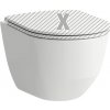 Závesné WC LAUFEN Pro S Compact bez splachovacieho kruhu biela H8209650000003