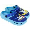 detské modré gumené šľapky ASTRONAUTS