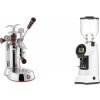 La Pavoni Esperto Abile + Eureka Helios 65, white