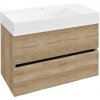 Sapho ODETTA ODETTA umývadlová skrinka 82x50x43,5cm, dub Alabama DT085-2222