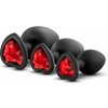 Blush Luxe Bling Plugs Training Kit Red Gems