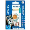 Akrylový popisovač Pilot Pintor, Extra Fine, sada 6 ks, Metal