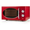 DOMO DO2925 Mikrovlnná rúra retro červená, man.25l, 800W