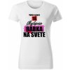 Tričko „Takto vyzerá tá najlepšia babka na svete“ - XS 4762