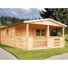 BPP Záhradná drevená chatka Elena, 400x729 cm, 40 mm