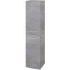 Dreja Vysoká skriňa s košom na bielizeň DOS SVD2K 35 - D01 Betón / Úchytka T02 / D01 Betón / Levé