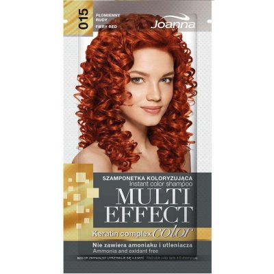 Multi Effect Color farbiaci šampón Ohnivá červená 015 35 g