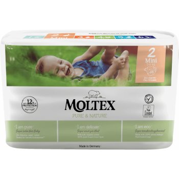 MOLTEX Plenky Pure & Nature Mini 3-6 kg 38 ks