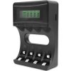 Qoltec Nabíjačka pre Ni-MH batérie typu R03 AAA R6 AA | LCD | USB kábel