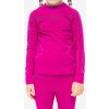 Mikina detská Brubeck Thermo Kids - fuchsia/grey