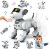 INTERAKTÍVNY ROBOTICKÝ PES DIAĽKOVO OVLÁDANÝ ŠTENIATKO ROBÍ TRIKY TANCUJE