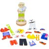 Bigjigs Toys Magnetické oblékací puzzle sportovní aktivity