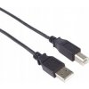 PremiumCord KU2AB5BK USB 2.0, A-B, 5m, černý