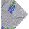 Olzatex Teflónový obrus tlač Levanduľa nápis 100 x 140cm