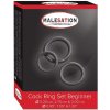 Malesation Cock Ring Set Beginner Black