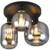 TRIO 619800332 DIVA stropné svietidlo D390mm 3xE27 čierna matná