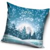 Carbotex · Dekoračný vankúš s motívom Zimná krajina - Let It Snow - 40 x 40 cm
