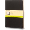 Moleskine Zošity Cahier B5 čistý 3 ks čierne