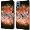 Peňaženkové 3D puzdro Crystal na Motorola Moto G34 G5 - Kryštálový motýľ